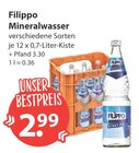 Mineralwasser im V-Markt Prospekt Mineralwasser von Filippo im aktuellen V-Markt Prospekt für 2,99 €