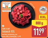 Gulasch XXL Angebote von FAIR & GUT bei ALDI Nord Neustadt für 11,99 €