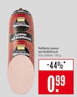 Marktkauf Freiburg - Delikate Lyoner mit Kalbfleisch Angebot im Prospekt Delikate Lyoner mit Kalbfleisch bei Marktkauf im Freiburg Prospekt für 0,99 €