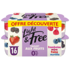 Yaourt aux fruits "Offre Découverte" - LIGHT&FREE dans le catalogue Carrefour Market