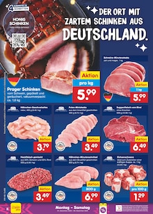 Schweinefleisch im aktuellen Netto Marken-Discount Prospekt (Leipzig) Schweinefleisch im Netto Marken-Discount Prospekt "Aktuelle Angebote" mit 59 Seiten (Leipzig)