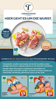 Wurst im REWE Prospekt "Dein Markt" mit 32 Seiten (Paderborn)