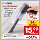 Akku-Handsauger im Angebot bei Netto Marken-Discount in Siegen Akku-Handsauger Angebote von CLEANmaxx bei Netto Marken-Discount Siegen für 15,99 €