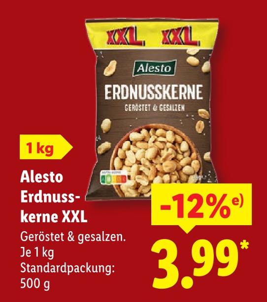 Erdnusskerne XXL