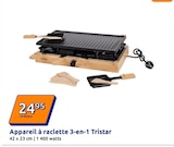 Appareil à raclette 3-en-1 Tristar en promo chez Action Châtenay-Malabry à 24,95 €