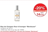 Eau de Cologne fleur d’oranger - BERDOUES dans le catalogue Monoprix Margaret