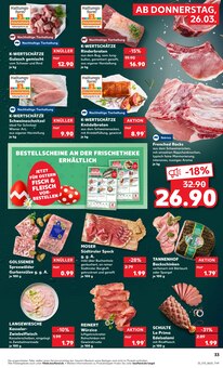 Schweinefleisch im Kaufland Prospekt "Aktuelle Angebote" mit 68 Seiten (Remscheid)