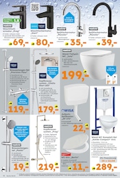 Globus-Baumarkt Waschtischarmatur im Prospekt 