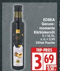 Genussmomente Kürbiskernöl von EDEKA für 3,69 € bei EDEKA im Angebot Genussmomente Kürbiskernöl von EDEKA im aktuellen EDEKA Prospekt