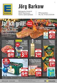 Aktueller EDEKA Prospekt für Oberhausen mit  Seiten