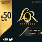 CAPSULES DE CAFÉ RISTRETTO N 11 L'OR ESPRESSO - L OR en promo chez Auchan Hypermarché Franconville à 14,55 €