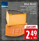 Unser Bester schweizer Schnittkäse bei EDEKA im Prospekt "" für 2,49 €