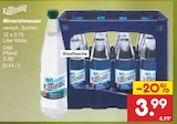 Mineralwasser Angebote von Bad Kissinger bei Netto Marken-Discount Rottenburg für 3,99 €