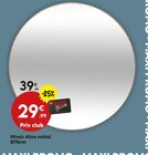 Miroir Alice métal en promo chez Maxi Bazar Noisy-le-Grand à 29,99 €