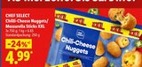 Chilli-Cheese Nuggets/ Mozzarella Sticks XXL XXL im Angebot bei Lidl in Wolfsburg Chilli-Cheese Nuggets/ Mozzarella Sticks XXL XXL Angebote von Chef Select bei Lidl Wolfsburg für 4,99 €