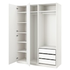 Aktuelles Kleiderschrank weiß/weiß 175x60x236 cm Angebot bei IKEA in Paderborn ab 663,00 €