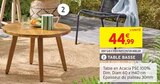 Table Basse - Intermarché à Montpellier Table Basse en promo chez Intermarché Montpellier à 44,99 €