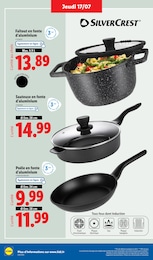 Prix et réduction Poêles dans le prospectus Lidl en cours Offre Poêles dans le catalogue Lidl du moment à la page 6