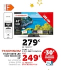 Promo Téléviseur LED UHD 43" à 249,00 € dans le catalogue Hyper U à Anduze
