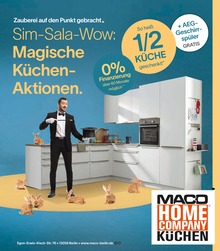 Der aktuelle MACO-Möbel und Küchen Prospekt Magische Küchen-Aktionen!