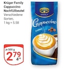 Cappuccino Nachfüllbeutel Angebote von Krüger Family bei GLOBUS Neuwied für 2,79 €