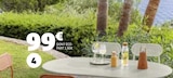 Promo Table faro 6 couverts à 99,00 € dans le catalogue Gifi à Furiani