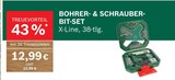 Aktuelle Bohrmaschine Angebote bei E center in Erlangen Aktuelles Bohrer- & Schrauber-Bit-Set Angebot bei E center in Erlangen ab 12,99 €