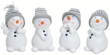 Schneemann mit Mütze
