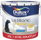 Peinture Le Blanc Facile mat 10 L + 2 L gratuits à Mr. Bricolage dans Le Minihic-sur-Rance