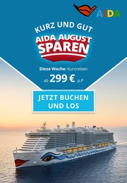 Aktueller AIDA Reisen Prospekt AIDA Prospekt mit 1 Seite