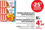 Tendre Coeur au Lait Petit Ecolier - LU - U Express à Avignon Tendre Coeur au Lait Petit Ecolier - LU en promo chez U Express Avignon à 4,49 €