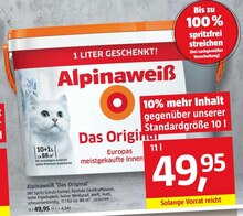 Alpinaweiß 'Das Original' bei BAUHAUS in Erkelenz Alpinaweiß 'Das Original' im Angebot bei BAUHAUS Erkelenz für 49,95 €