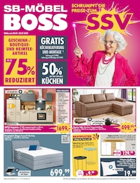 Bett Angebot im aktuellen SB Möbel Boss Prospekt auf Seite 1