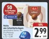 Aktuelle Melitta Angebote bei E center in Fürth Aktuelles Kaffee Kugeln Angebot bei E center in Fürth ab 2,99 €