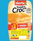 Tendre Croc' Jambon Fromage Sans Croûte - Herta en promo chez Intermarché Express Tendre Croc' Jambon Fromage Sans Croûte - Herta dans le catalogue Intermarché Express