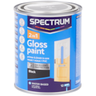 Peinture haute brillance 2-en-1 Spectrum Noir - Action à Épinay-sur-Seine Peinture haute brillance 2-en-1 Spectrum Noir en promo chez Action Épinay-sur-Seine à 5,99 €