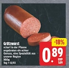 Grützwurst für 0,89 € bei EDEKA im Angebot Grützwurst im aktuellen EDEKA Prospekt
