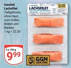 Lachsfilet im Angebot bei GLOBUS in Hanau Lachsfilet Angebote von Icewind bei GLOBUS Hanau für 9,99 €