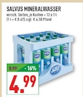 Mineralwasser im Angebot bei Marktkauf in Rheine Mineralwasser Angebote von Salvus bei Marktkauf Rheine für 4,99 €