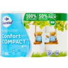 Papier Toilette Confort Compact - CARREFOUR ESSENTIAL dans le catalogue Carrefour