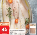 Promo Filet de Merlan Sans Arêtes à 4,49 € dans le catalogue Netto à Bruère-Allichamps