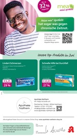 mea - meine apotheke Apotheke Prospekt der aktuellen Woche mit 4 Seiten, gültig von 01.06.2025 bis 30.06.2025, in Nattheim und Umgebung Aktueller mea - meine apotheke Apotheke Prospekt in Nattheim und Umgebung, "Unsere Juni-Angebote" mit 4 Seiten, 01.06.2025 - 30.06.2025