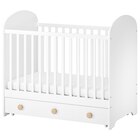Babybett mit Schubfach weiß im Angebot bei IKEA in Hamm Babybett mit Schubfach weiß Angebote von GONATT bei IKEA Hamm für 269,00 €