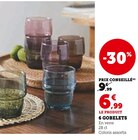 6 gobelets en promo chez Hyper U La Rochelle à 6,99 €