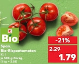 Aktuelles Span. Bio-Rispentomaten Angebot bei Kaufland in Freiburg (Breisgau) ab 1,79 €
