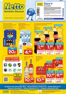 Bier im Netto Marken-Discount Prospekt "DER ORT, AN DEM DU IMMER AUSGEZEICHNETE PREISE FINDEST." mit 2 Seiten (Hückelhoven)