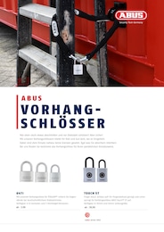 Vorhängeschloss Angebot im aktuellen Werkmarkt Andre Neilling Prospekt auf Seite 14