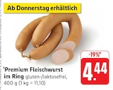 Premium Fleischwurst im Ring bei E center im Raunheim Prospekt für 4,44 €