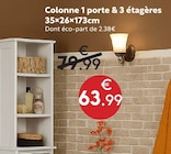 Colonne 1 porte & 3 étagères à 63,99 € dans le catalogue Maxi Bazar