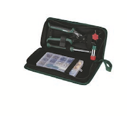 Lochzangen-Druckknopf-Set